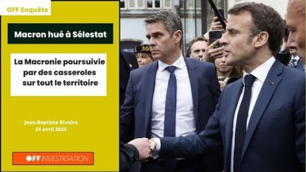 Macron hué à Sélestat