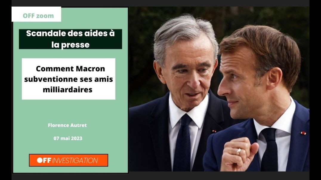 Aides à la presse - Comment Macron subventionne ses amis milliardaires