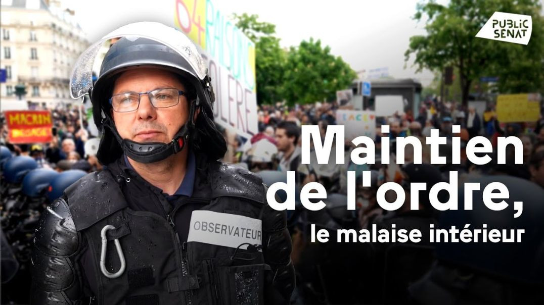 ⁣Maintien de l'ordre, le malaise intérieur